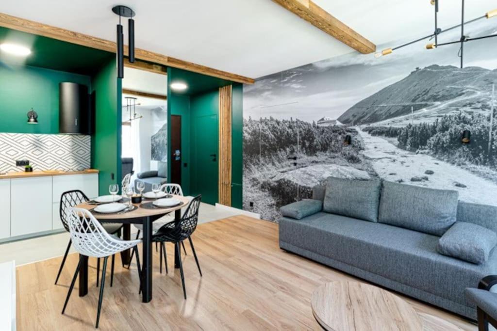 Apartament Dwa Pieterka W Szklarskiej ชกลาร์สกา ปอเรมบา ภายนอก รูปภาพ